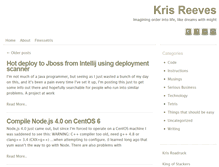 Tablet Screenshot of krisreeves.com